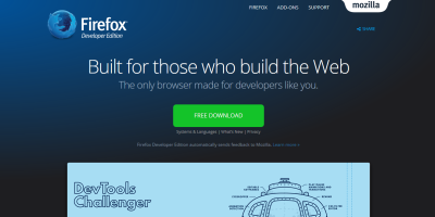 火狐浏览器开发者专版