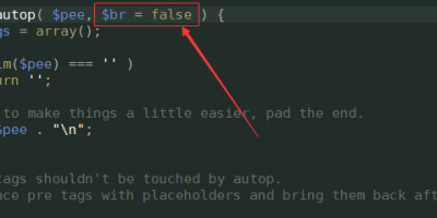 WordPress禁止自动加载br换行符